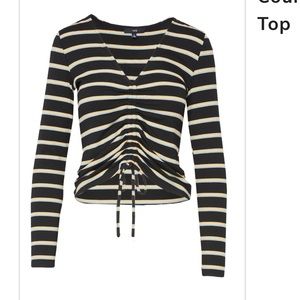 Courtney Cinched Ribbon Top - Never Worn BRAND NEW